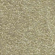 Miyuki Rocailles Beads 1,5mm 1521 sparkle light bronze lined Crystal 11gr